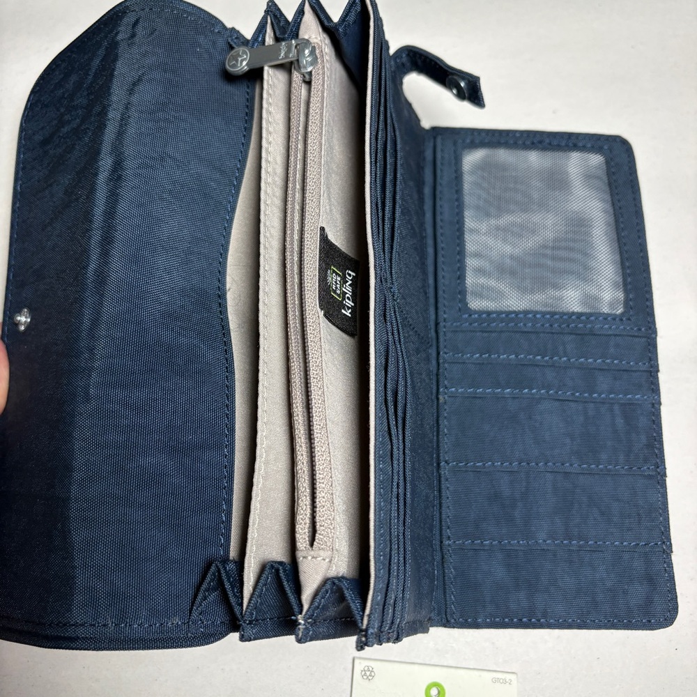 Kipling Money Wallet, Navy - Picture 6 of 11